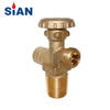 SiAN V5 LPG F-type Cylinder Gas Control Valves TPED Certification For Europe