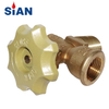 SiAN Brass LPG V6S2 Cylinder POL Valve Propane Tank Gas Control Valves Manufacturer