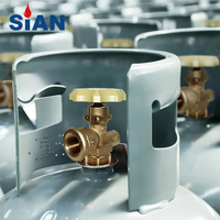 SiAN Brass LPG V6S2 Cylinder POL Valve Propane Tank Gas Control Valves Manufacturer