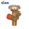 SiAN V8 LPG Cylinder Handwheel Valves 18T Inlet Gas Valves TPED Certificated