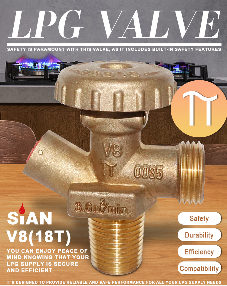 SiAN V8 LPG Cylinder Valve (1) SiAN V8 LPG Cylinder Valve (1)