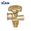 SiAN Valve Manufacturer LPG Cylinder Safety Brass POL Valves V9S4