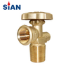 SiAN Valve Manufacturer LPG Cylinder Safety Brass POL Valves V9S4