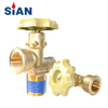 LPG Gas Cylinder Valve POL Valve V6S2 With Handwheel UL Certification