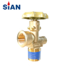 LPG Gas Cylinder Valve POL Valve V6S2 With Handwheel UL Certification