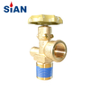 LPG Gas Cylinder Valve POL Valve V6S2 With Handwheel UL Certification