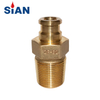 SiAN Manufacture ZF-B1 Brass Safety Self-Closing LPG Gas Cylinder Snap On Valves For Home Use
