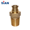 SiAN Manufacture ZF-B1 Brass Safety Self-Closing LPG Gas Cylinder Snap On Valves For Home Use